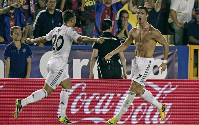 Cristiano Ronaldo e Jese Rodriguezgol Real Madrid (Foto: EFE)