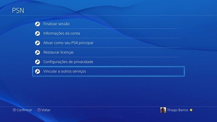Configuração é bem simples (Foto: Thiago Barros/Reprodução)