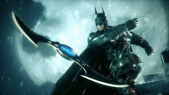 Bat-Scanner sobrevoa Gotham detectando sinais para o homem-morcego (Foto: Games Radar)