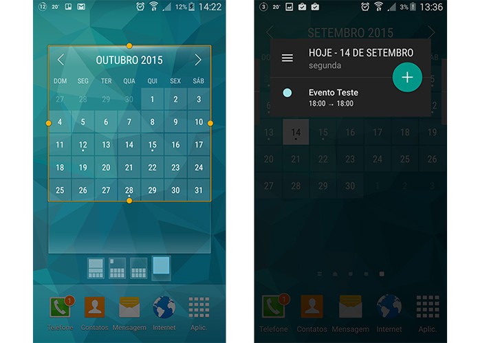 Month é um widget de calendário completo (Foto: Reprodução/Barbara Mannara)