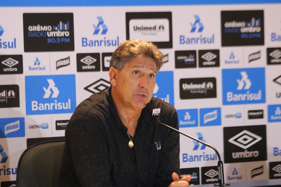 Renato Gaúcho elogia atuação do Grêmio em vitória sobre o Flu (Foto: Eduardo Moura/GloboEsporte.com)