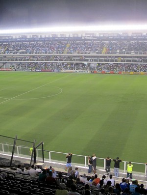 Vila Belmiro Santos x Atlético-MG (Foto: Marcelo Hazan / Globoesporte.com)