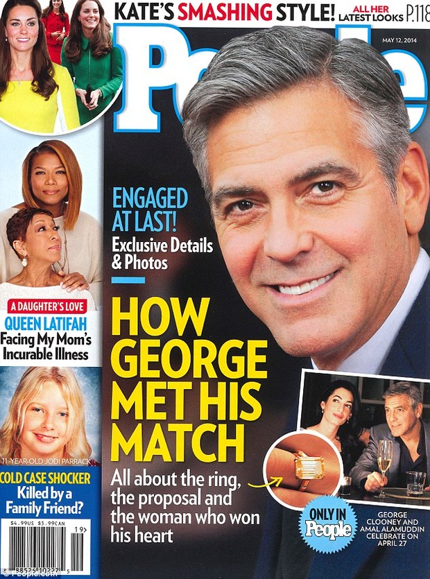 George Clooney na capa da People (Foto: Reprodução / People Magazine)