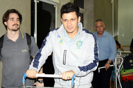 Goleiro Guitta chega a Ribeirão Preto (Foto: Cleber Akamine / Globoesporte.com)