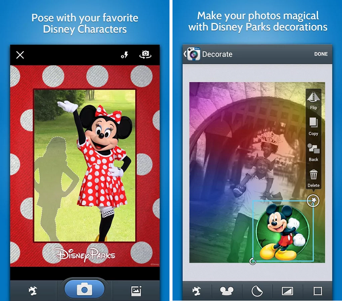 Disney Memories é um app para fazer montagens com personagens da Disney (Foto: Divulgação/Disney Memories)