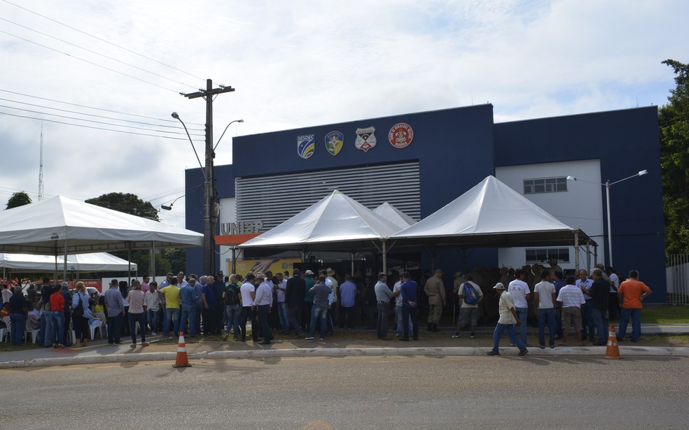 9ª Unidade Integrada de Segurança Pública (Unisp) de Rondônia foi inaugurada em Ariquemes (Foto: Diêgo Holanda/G1)