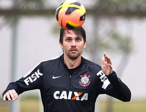 Paulo André treino Corinthians (Foto: Daniel Augusto Jr. / Ag. Corinthians)