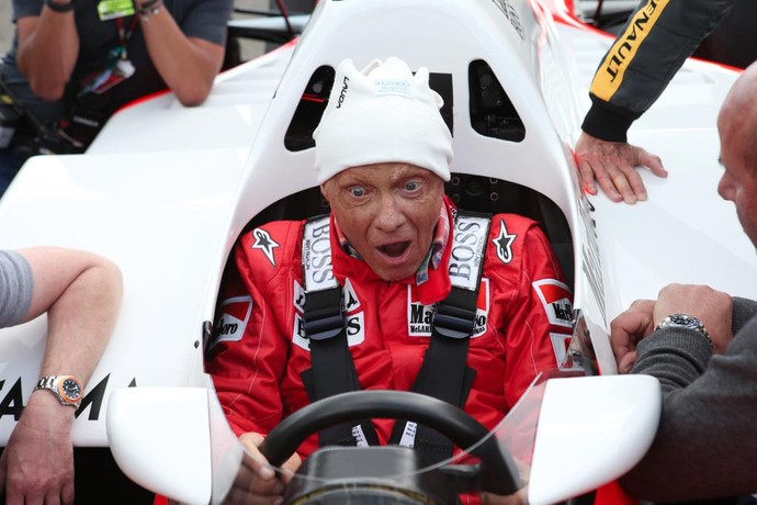 Niki Lauda McLaren desfile de carros históricos GP da Áustria (Foto: Divulgação)