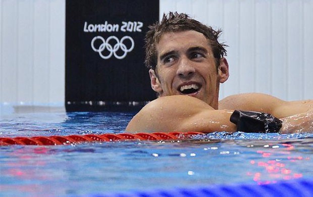 Michael Phelps natação 4x200 Olimpíadas 2012 (Foto: Reuters)