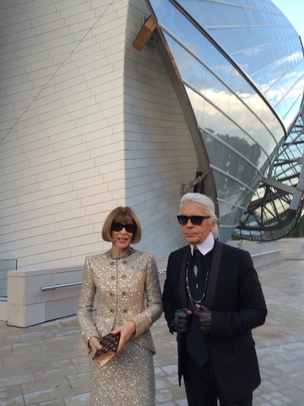 Louis Vuitton - Karl Lagerfeld, Anna Wintour and Peter Marino