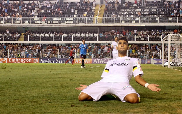 Gabriel gol Santos (Foto: Lucas Baptista / Ag. Estado)