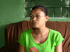  Bruna Rafaela Santos Amâncio, mulher que simularia abandono de bebê em Cumaru (Foto: Reprodução/ TV Asa Branca)