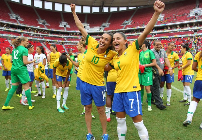 brasil campeão torneio internacional de brasília de futebol feminino (Foto: Andre Borges / GDF)