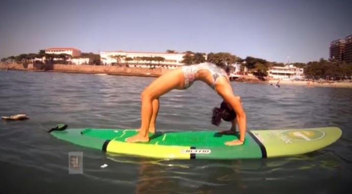 euatleta sportv sup yoga (Foto: Reprodução) euatleta sportv sup yoga (Foto: Reprodução)