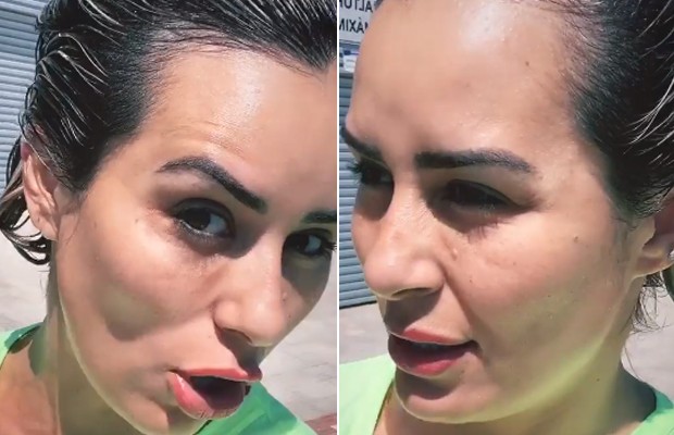 Letícia Santiago deixa salão de beleza sem finalizar tratamento após ver episódio de preconceito (Foto: Reprodução/Instagram) Letícia Santiago deixa salão de beleza sem finalizar tratamento após ver episódio de preconceito (Foto: Reprodução/Instagram)