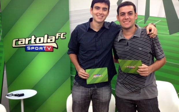 Ivan Raupp e Diego Rodrigues são os convidados do Programa do Cartola na rodada#31 (Foto: Christiane Mussi)