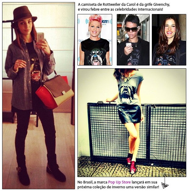 A peça virou hir entre famosas como Pink, Rihanna e Liv Tyler (fotos) e jajá terá uma versão brasileira à venda na Pop Up Store (Foto: Reprodução)