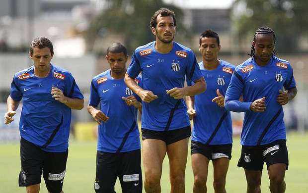 Santos - Treino (Foto: Ricardo Saibun/Divulgação Santos FC)