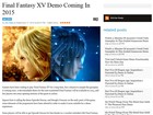 'Final Fantasy XV' irá ganhar demo para PS4 e Xbox One em 2015, diz site