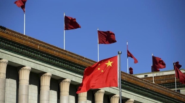 China - bandeira - economia da China - economia chinesa (Foto: Jason Lee/REUTERS)