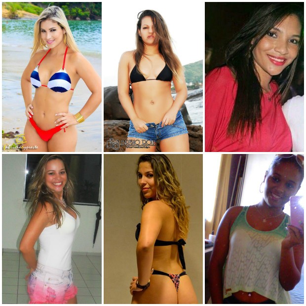 Candidatas a ring girl do Haidar Capixaba Combat 13 (HCC) (Foto: Divulgação/HCC)