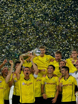 Borussia Dortmund troféu Supercopa da Alemanha (Foto: AP)