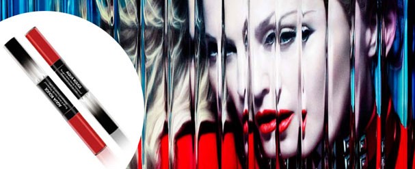 Madonna assina gloss vermelho em parceria com a Make Up For Ever (Foto: Reprodução)