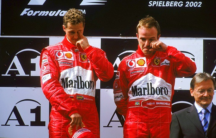 Resultado de imagem para Rubens Barrichello e schumacher