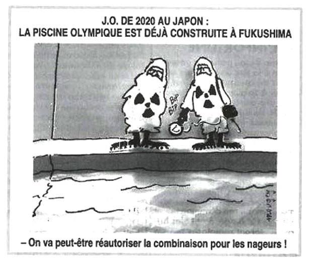 charge Olimpíadas no Japão jornal francês (Foto: Reprodução)
