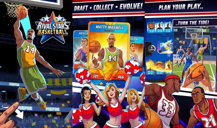 Em Estrelas do Basquete, você comanda jogadores através de um jogo de cartas (Foto: Divulgação)