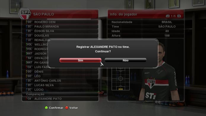 PES 2014: como transferir jogadores entre times manualmente (Foto: Reprodução/Murilo Molina)