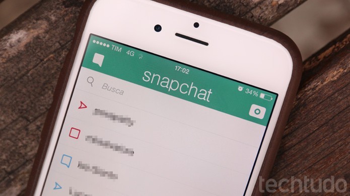 Snapchat pode ser usado para compartilhar vídeos de shows (Foto: TechTudo / Lucas Mendes)