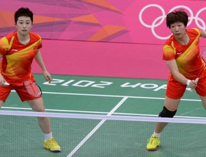 Badminton Wang Xiaoli e Yu Yang China (Foto: AFP)