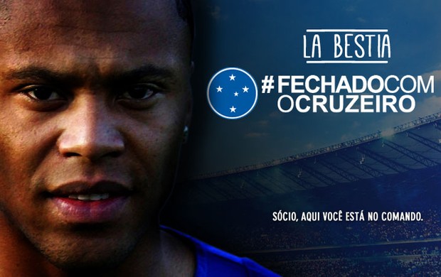 Julio Baptista, Cruzeiro (Foto: Reprodução / Site Oficial do Cruzeiro)