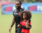 Filho de Love
é atração em
treino do Fla (Mauricio Val/Vipcomm)
