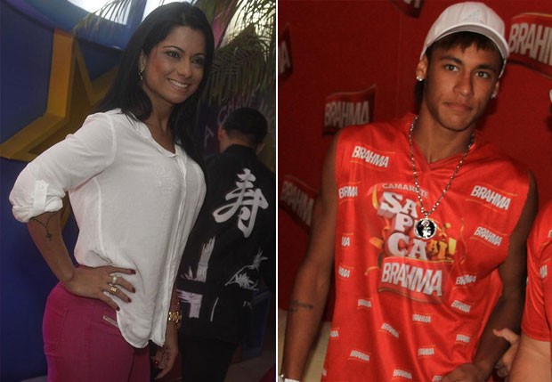 Dani Sperle, Neymar (Foto: AgNews) Dani Sperle, Neymar (Foto: AgNews)