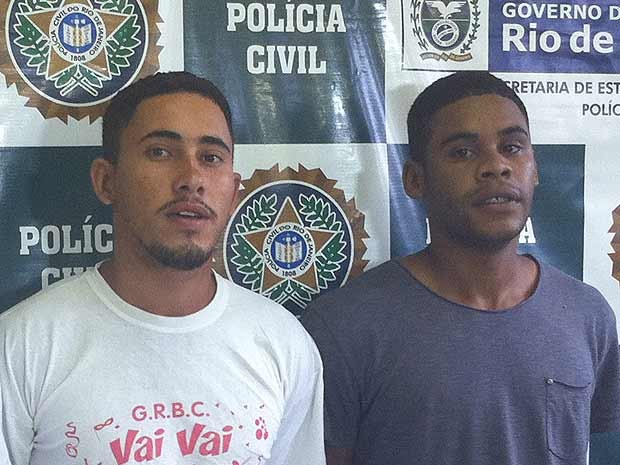 Daniel Cerqueira, 23 anos, e Felipe Barbosa, 23 anos, serão indiciados por homicídio qualificado.  (Foto: Renata Soares/G1)