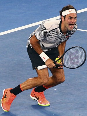 Roger Federer, final Aberto da Austrália (Foto: Reuters)