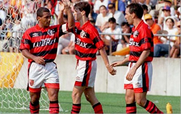 romário, sávio e edmundo pelo flamengo (Foto: Divulgação / Saviobortolini.com)