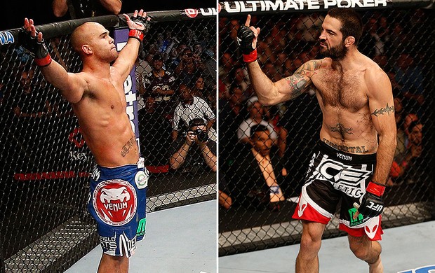 montagem MMA Robbie Lawler x Matt Brown (Foto: Editoria de Arte)