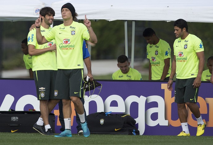 Treino da seleção brasileira nesta terça em New Jersey (Foto:  Leo Correa / MoWA Press)