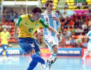 jogo Brasil Argentina Futsal mundial (Foto: FIFA.com via Getty Images)