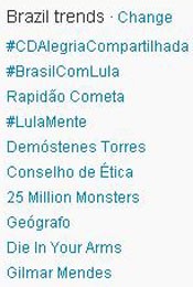 Trending Topics no Brasil às 12h03 (Foto: Reprodução)