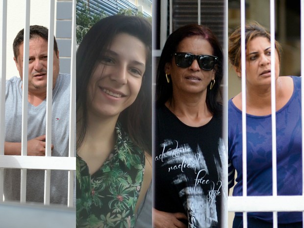 Familiares de PMs presos por conta da paralisação (Foto: A Gazeta)