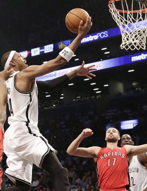 Basquete NBA - Toronto Raptors x Brooklyn Nets, Paul Pierce (Foto: EFE) Basquete NBA - Toronto Raptors x Brooklyn Nets, Paul Pierce (Foto: EFE)