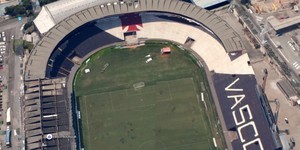Vascaínos querem dar abraço no estádio de São Januário (Foto: Reprodução Google Maps)