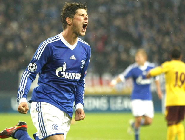 Huntelaar, Schalke 04 e ARsenal (Foto: Agência Reuters)