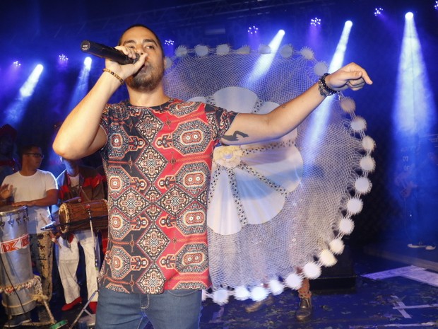 Levi Lima em show em Salvador, na Bahia (Foto: Fred Pontes/ Divulgação)