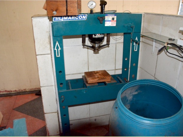 Laboratório de crack encontrado pela PF no Barro (Foto: Divulgação) Laboratório de crack encontrado pela PF no Barro (Foto: Divulgação)