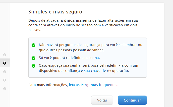 Vantagens da verificação em duas etapas (Foto: Reprodução/Helito Bijora)